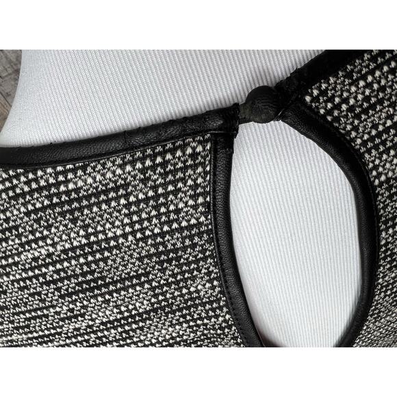 H&M Divided Marled Gray Knit Skate Dress 6 Casual Business Above‎ The Knee - Picture 9 of 12